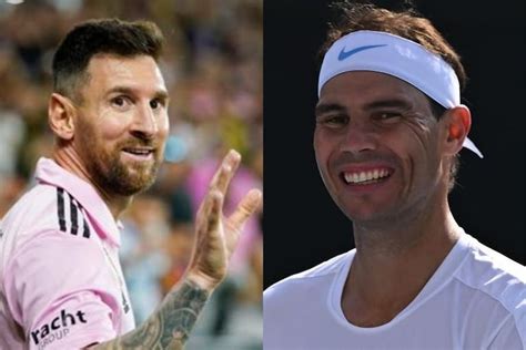 El Regalo De Leo Messi A Rafa Nadal Y La Especial Dedicatoria Que