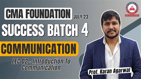 Lec Introduction To Communication Success Batch Cma