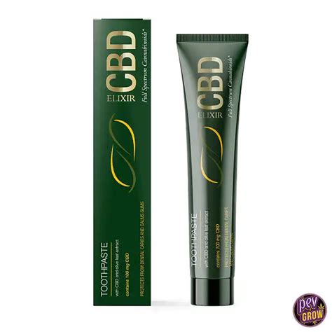 Buy Cosmo Hemps Elixir Cbd Toothpaste At Pevgrow