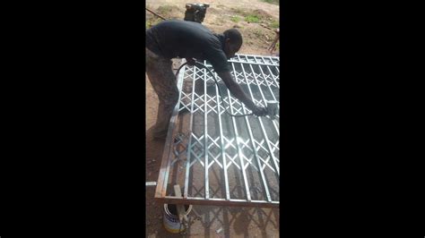 Building In Ghana Part 8 Burglar Proof Door Framing Youtube