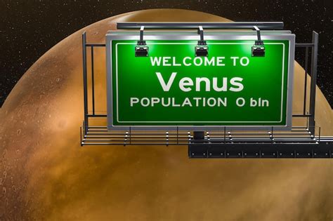 Bienvenido Al Concepto De Venus Renderizaci N D Foto Premium