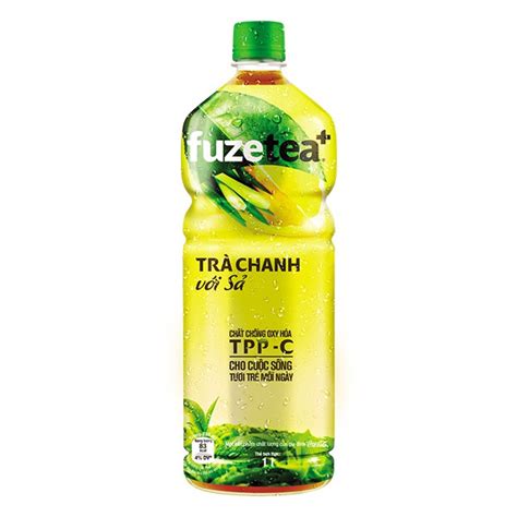 Trà chanh với sả Fuze Tea chai lớn 1L | Shopee Việt Nam