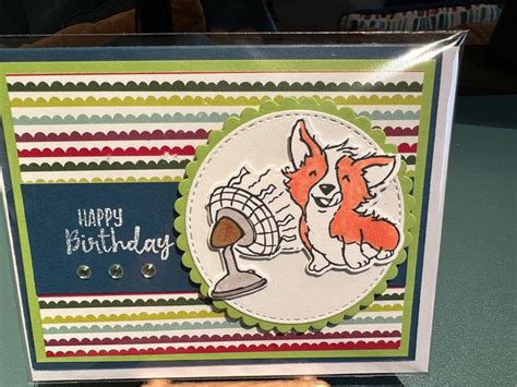 Happy Birthday Corgi Card