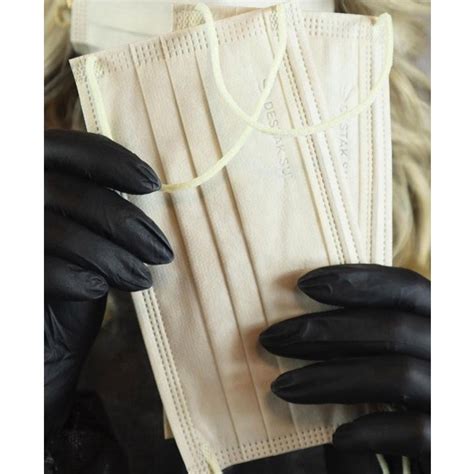 Máscara descartável cirúrgica nude elástico baunilha em Promoção na Americanas