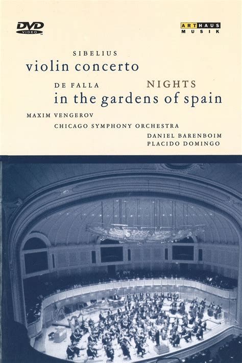 Sibelius Violin Concerto De Falla Nights In The Gardens Of Spain