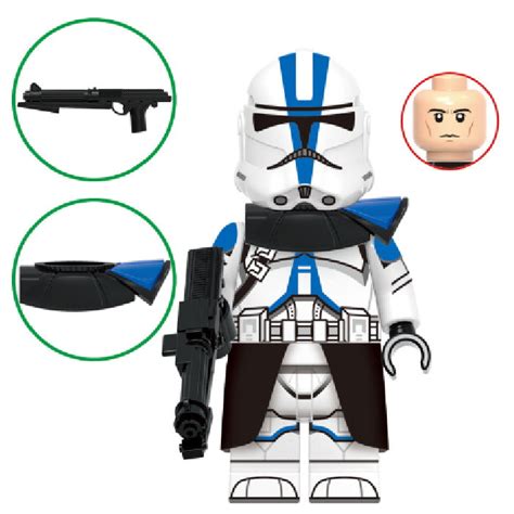 Clone Commander Appo Custom Star Wars Minifigure – Minifigure Bricks