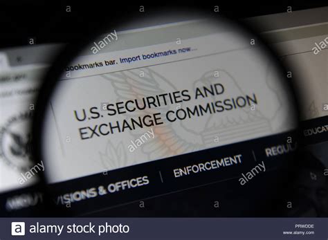 Us Securities And Exchange Commission Stock Photo Alamy