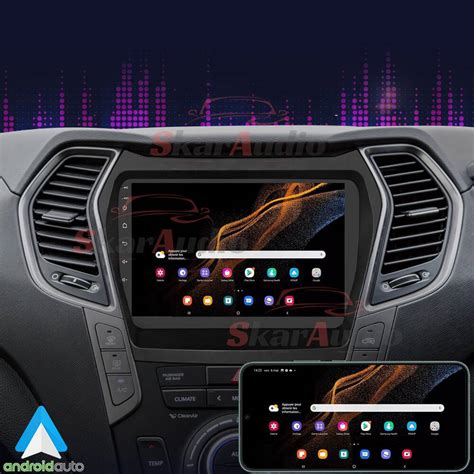 Autoradio Hyundai Santa Fe Android Auto Carplay Skar Audio