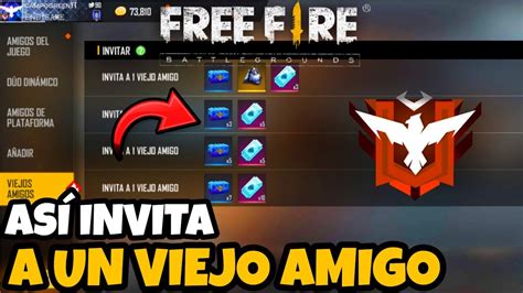 CÓMO INVITAR A UN VIEJO AMIGO EN FREE FIRE MAYO 2021 ASÍ REINVITA A