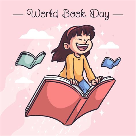 Free Vector Hand Drawn Illustration For World Book Day Celebration