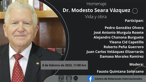 Homenaje al Dr Modesto Seara Vázquez YouTube