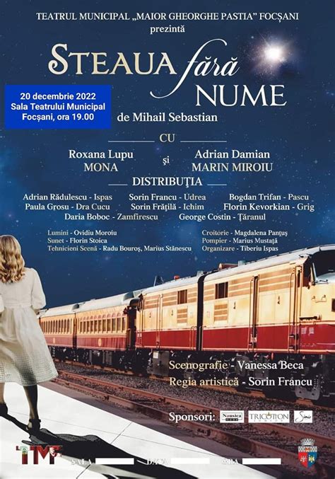 „Steaua fără nume” de Mihail Sebastian, ultima reprezentație din acest an pe scena Teatrului ...