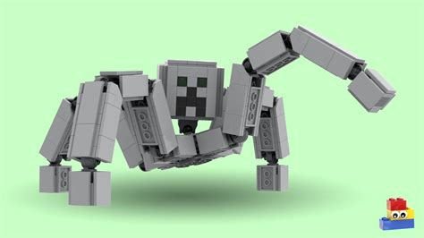 Lego Minecraft Creeper Mech Tutorial Youtube