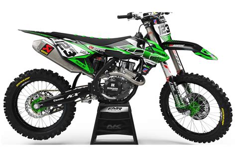 Green Kawasaki Dirt Bike