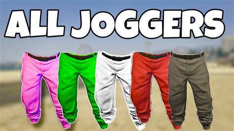 HOW TO GET ALL COLORED JOGGERS IN GTA 5 ONLINE 1 61 GTA 5 COLORED