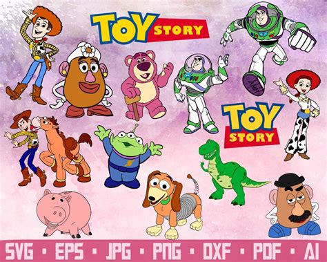 Toy Story Clipart Set Toy Story Svg Cut Files For Cricut Silhouette