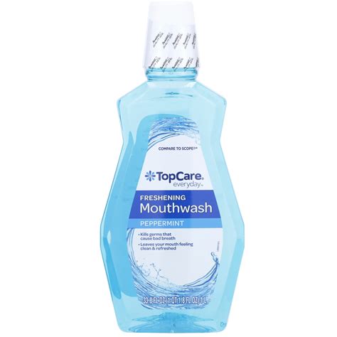 Topcare Mouthwash And Gargle Peppermint 338 Fl Oz Shipt