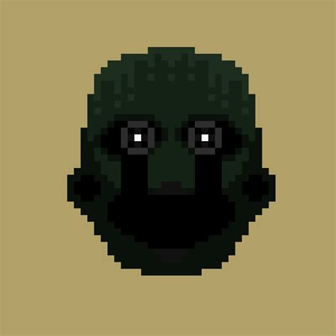 Phantom Puppet Mask Pixel Art