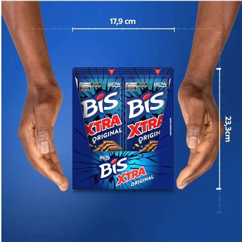 Chocolate Bis Xtra Ao Leite Lacta Caixa 24un De 45g Cafezale