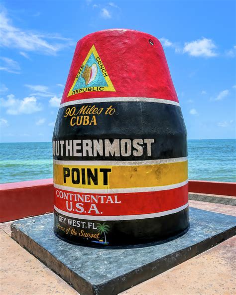 The Southernmost Point In The Continental United States Photograph By Florida Fine Art