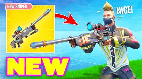 Using New Op Silenced Sniper Rifle Fortnite Youtube