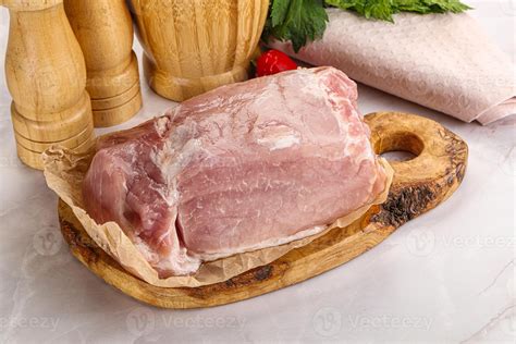 Raw Uncooked Pork Meat Loin Stock Photo At Vecteezy