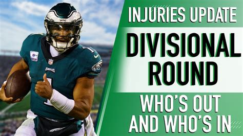 NFL Injury Report Divisional Round NFL DFS Divisional Round Start And