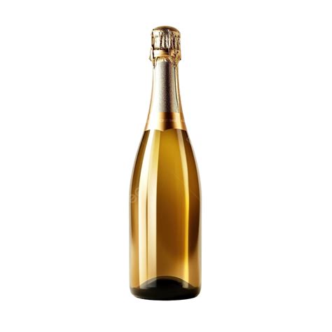 Golden Champagne Bottle Celebration Champagne Bottle Gold Png