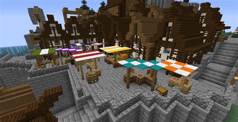 Minecraft Medieval Market