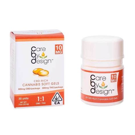 Buy Care By Design Soft Gels Online CBD THC Exotic Cannabuds