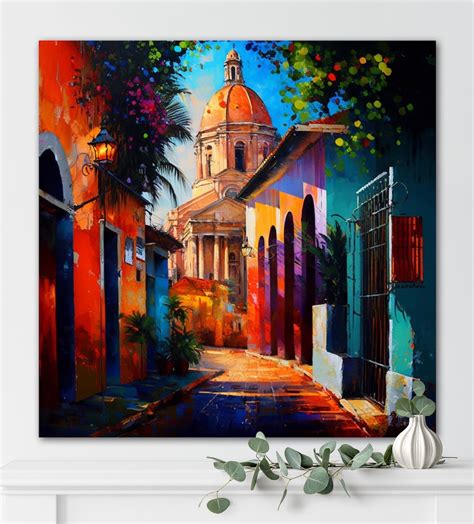 Santo Domingo, Dominican Republic Oil Painting, Caribbean Art Prints ...