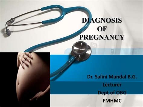 Diagnosis Of Pregnancy Ppt