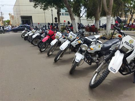 Entregan 15 Motos A La PNP Para Combatir La Inseguridad Ciudadana En