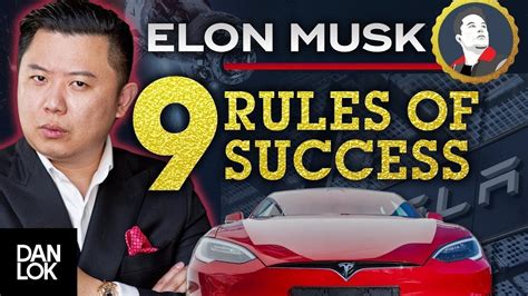 Elon Musks Top 9 Rules For Success Youtube