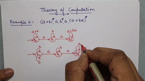 Re To Fa Examples Regular Expression To Finite Automata Examples In