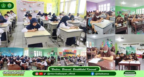 MTsN 1 Balikpapan Laksanakan Penilaian Akhir Semester Ganjil Tahun 2022