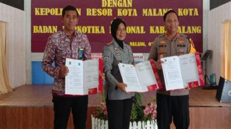 MoU Lapas Perempuan Malang Dengan Polresta Malang Kota Dan BNN