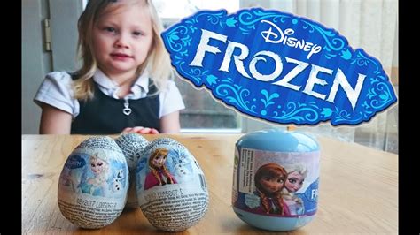 Disney Frozen Surprise Eggs Anna Elsa Toys Ava Toy Show Youtube