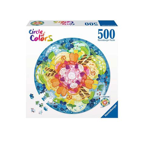 Ravensburger Circle Of Colors Ice Cream Pieces Puzzle Mind Games