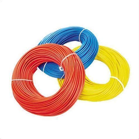 Heat Resistance Pvc Insulated Flexible Single Core Copper Multicolor