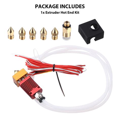 Extruder Heater Hot End Nozzle Kit For Creality Ender PRO D