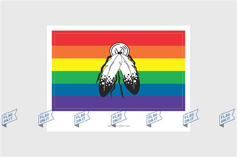 Two Spirit Pride Flag Sticker Weatherproof Vinyl 2 Spirit Etsy