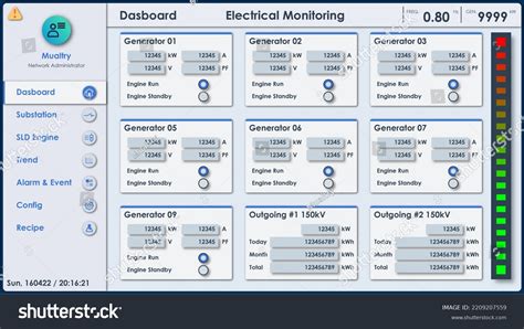 Hmi Scada Ui Template Industrial Flat Design站酷海洛正版图片视频字体音乐素材交易平台站