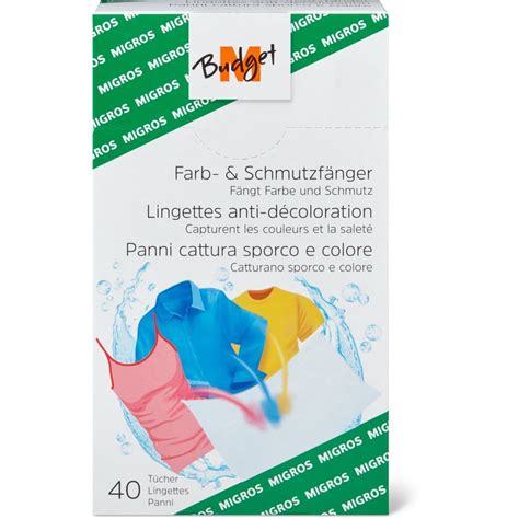 M Budget Lingettes Anti D Coloration Migros