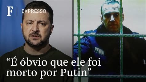 Zelenski Diz Que Putin Deve Ser Responsabilizado Pela Morte De Navalni