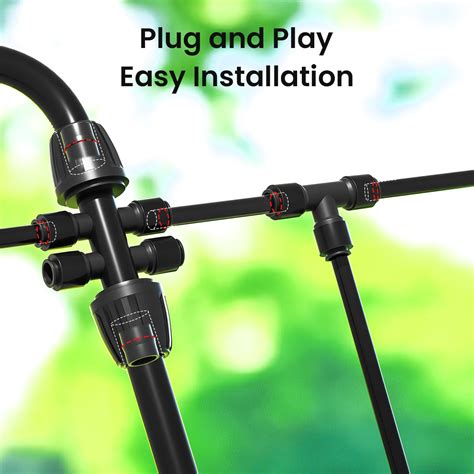 Snapklik Mixc Ft Drip Irrigation System Quick Connect Garden