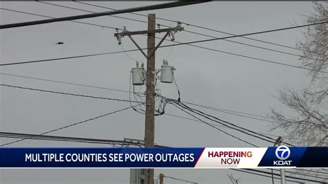 Strong Winds Cause Power Outages In Multiple Counties Youtube