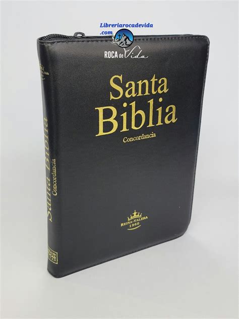 Biblia Letra Gigante Puntos Rvr Piel Negro Con Indice M X