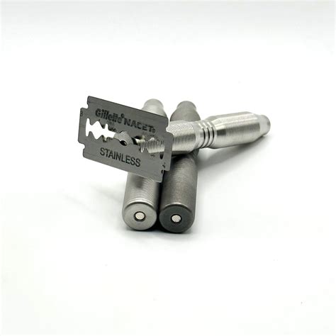 Stainless Steel Safety Razor Handle Merica Yates Precision