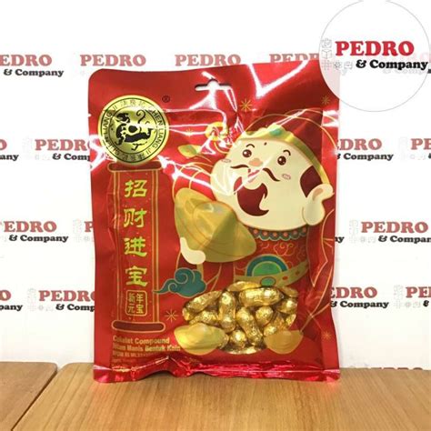 Jual Chen Liang Ji Permen Coklat Compound Hitam Manis Bentuk Kacang